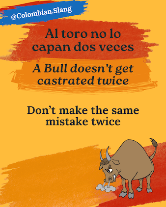 Colombian saying expression example